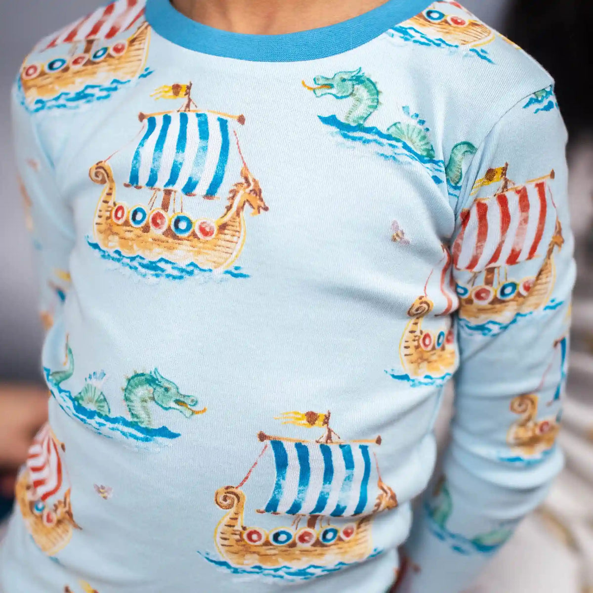 Nordic Hero & Viking Ships Organic Cotton Sleep & Play 2 Pack