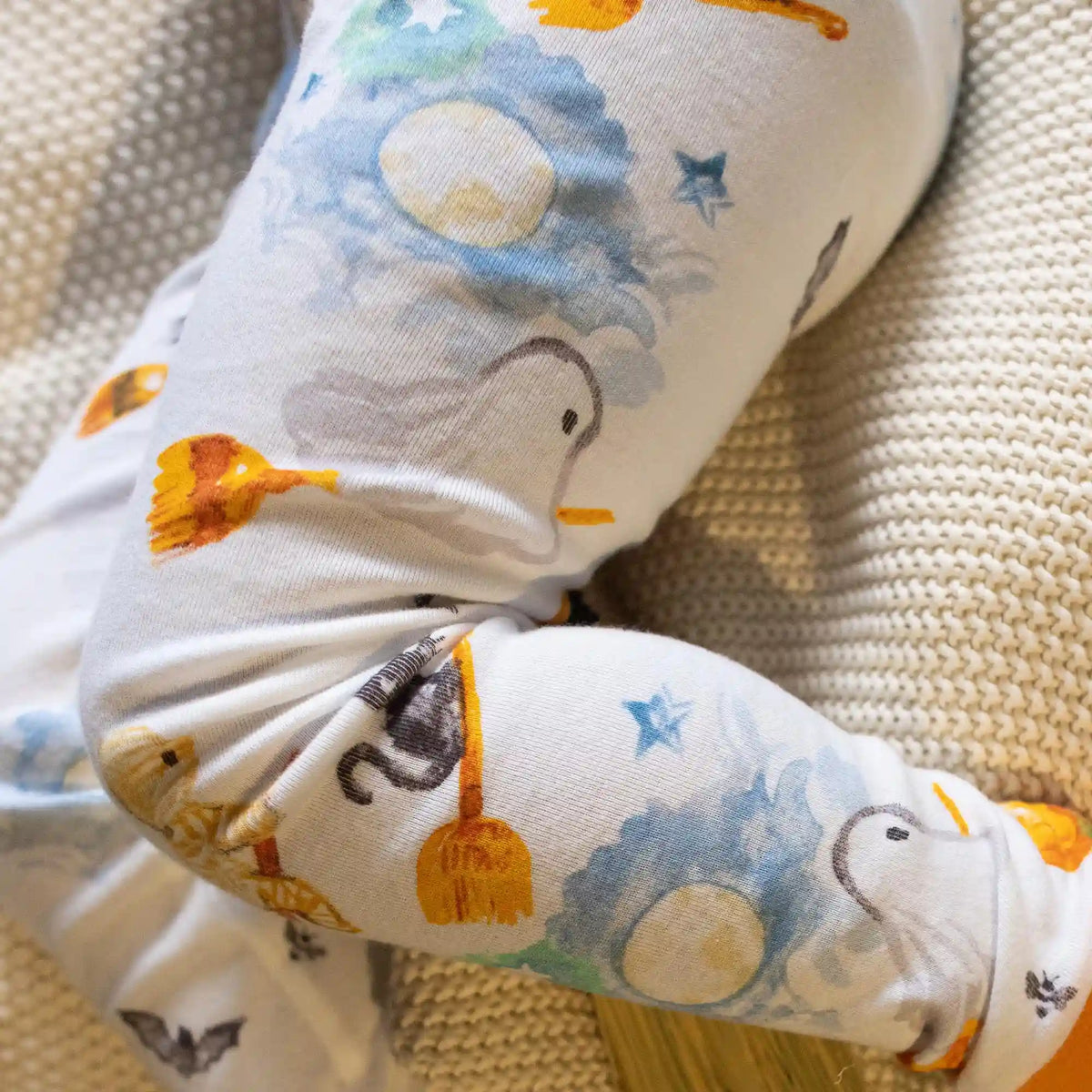 Happy Halloween Organic Cotton Footed Sleeper