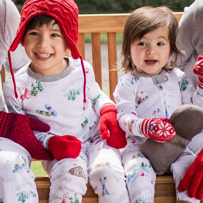 Ski Slopes Family Matching Organic Cotton Men's PJ Set