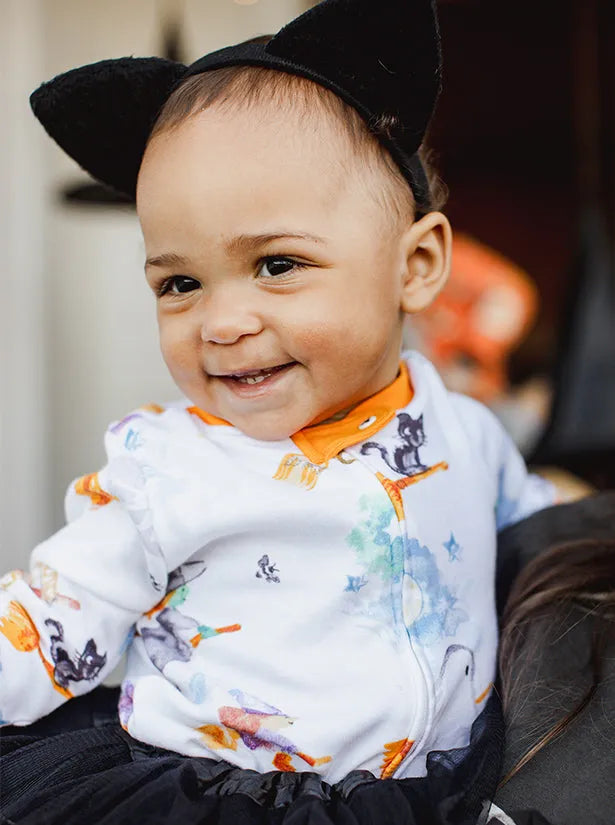Happy Halloween Organic Cotton Footed Sleep & Play
