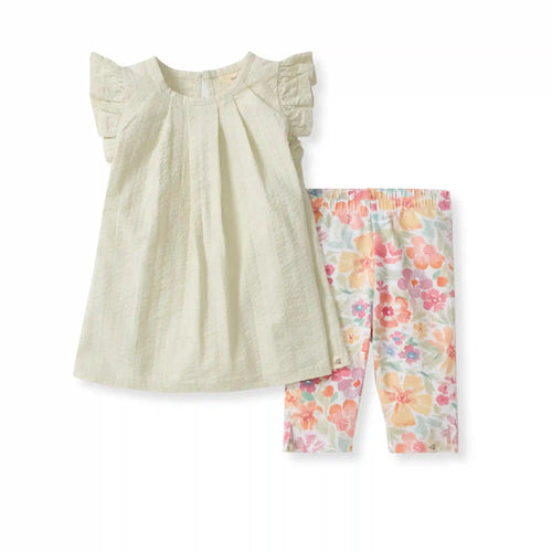 Bloom & Blossoms Tunic & Capri Set