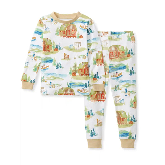 Burt & His Coop Organic Cotton Two-Piece Pajamas