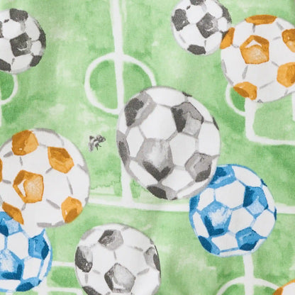 Soccer Field Organic Cotton Sleep & Play
