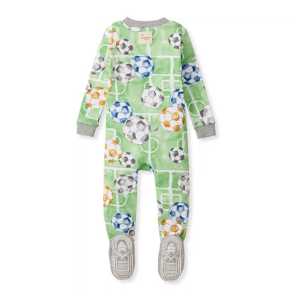 Soccer Field Organic Cotton Sleeper