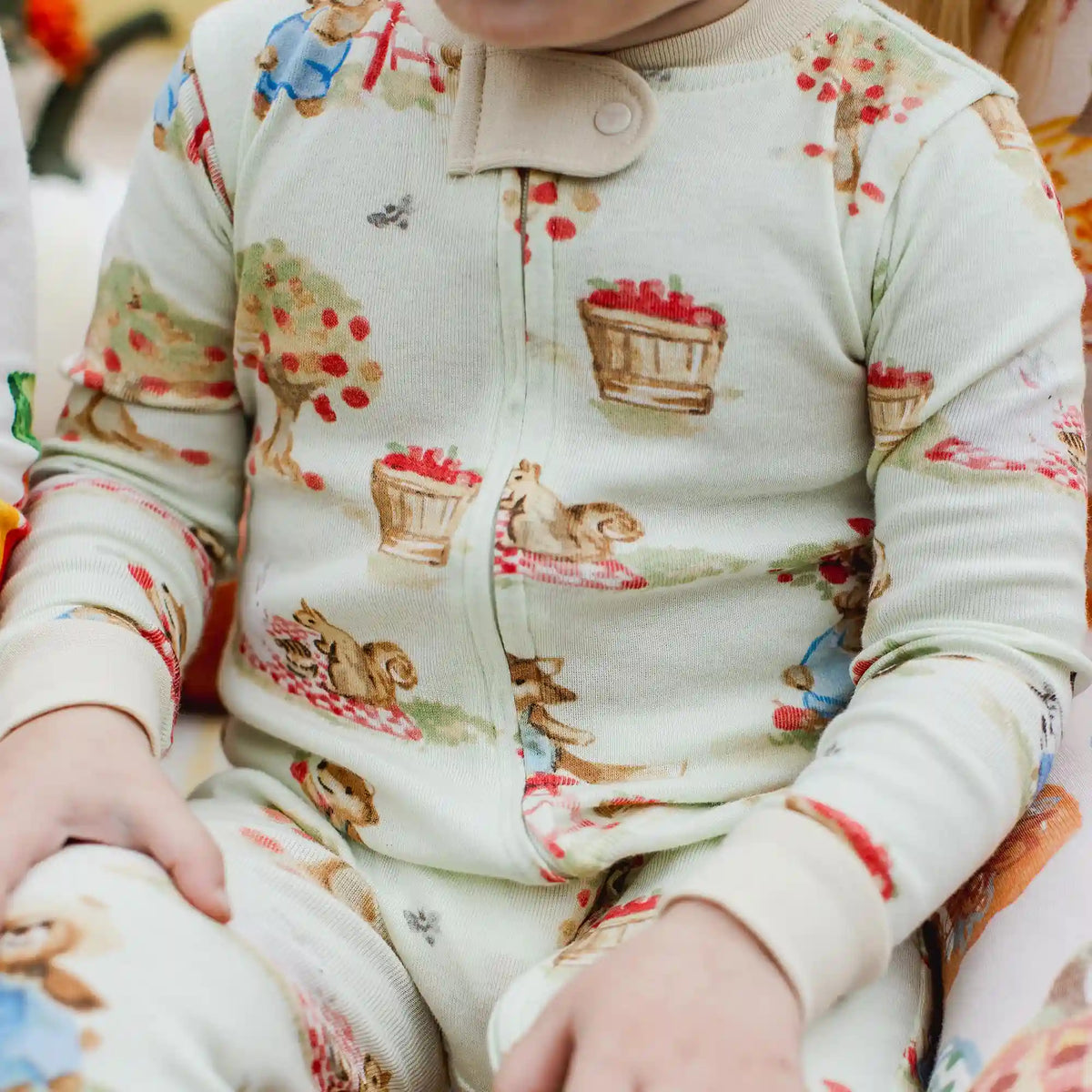 On The Orchard Organic Cotton Footed Sleeper