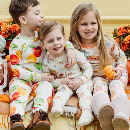 On The Orchard Organic Cotton Two-Piece Pajamas