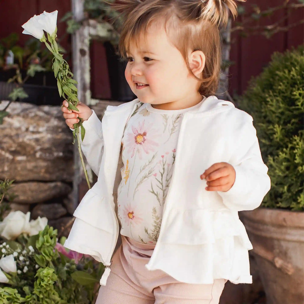 Wild Floral Jacket, Bodysuit & Pant 3 Piece Set