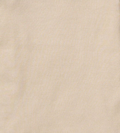 Solid Rib Organic Cotton Sleeper - Hummus