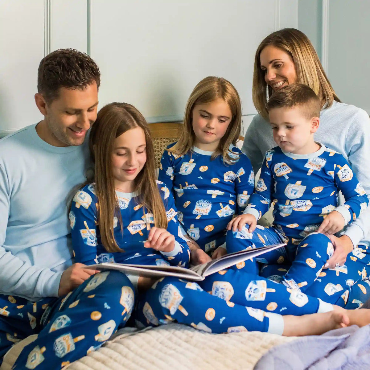 Dreidel Family Matching Organic Cotton Sleeper