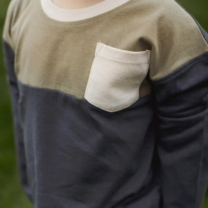Color Blocked Organic Cotton Tee