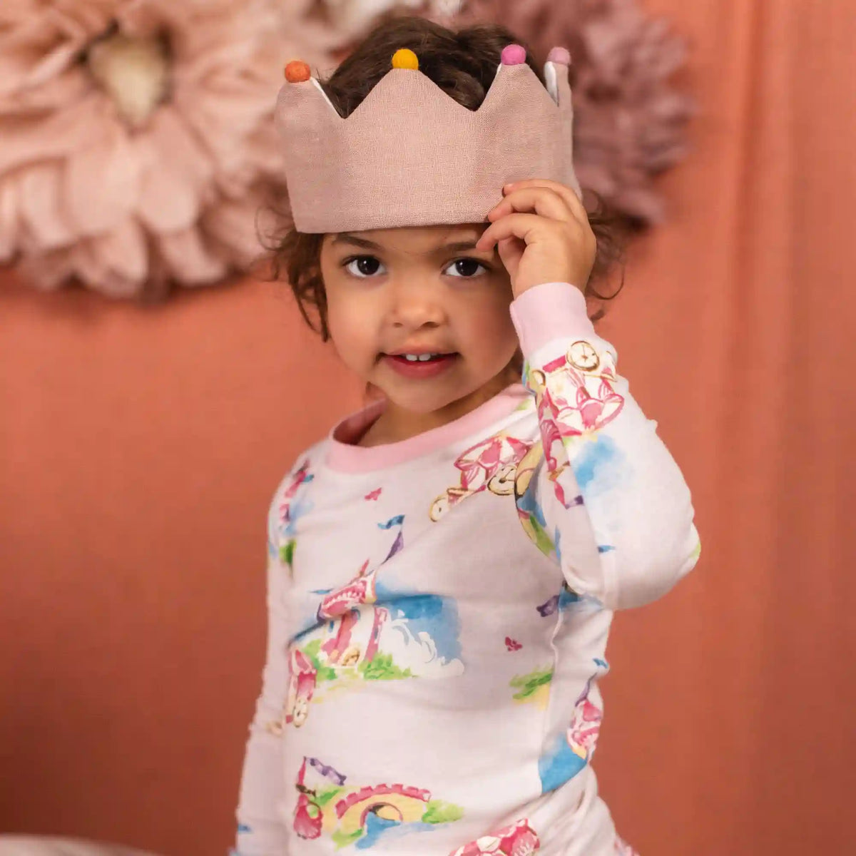 Pretty Princess Organic Cotton Two-Piece Pajamas
