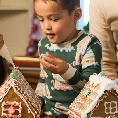 Gingerbread Houses Family Matching Organic Cotton Sleep & Play