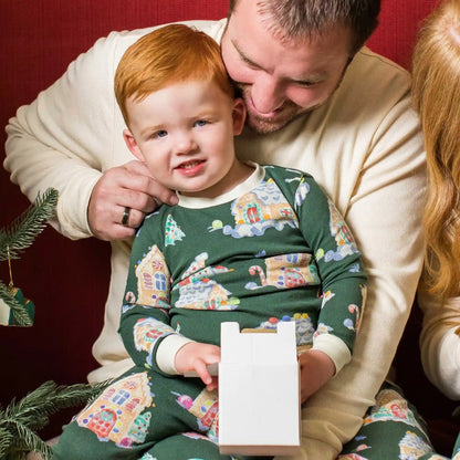 Gingerbread Houses Family Matching Pet Bandana