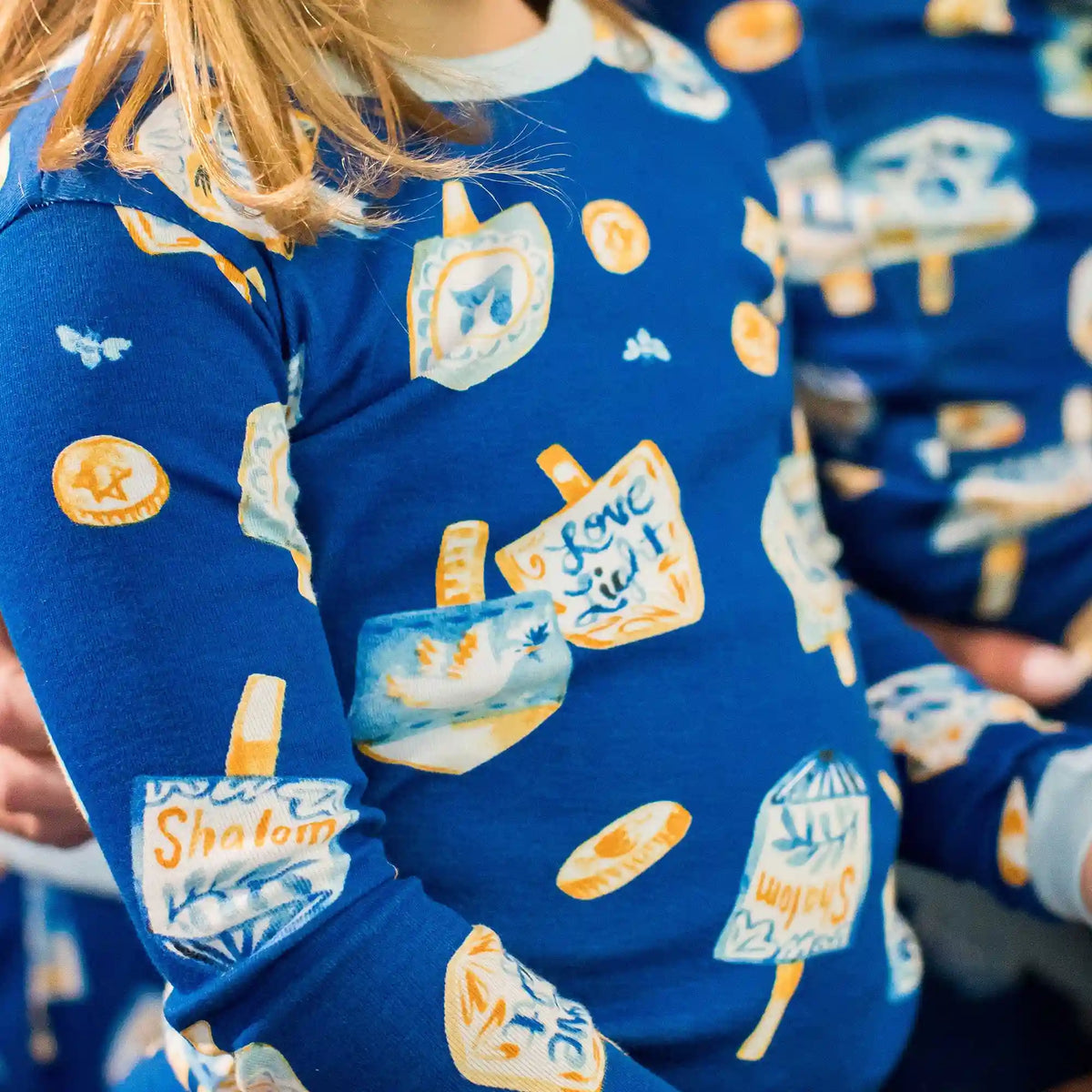 Dreidel Family Matching Organic Cotton Two-Piece Pajamas