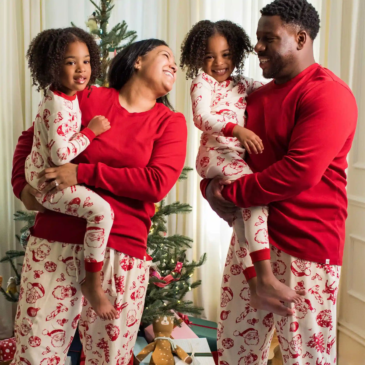 Nostalgic Christmas Family Matching Organic Cotton Men's PJ Set