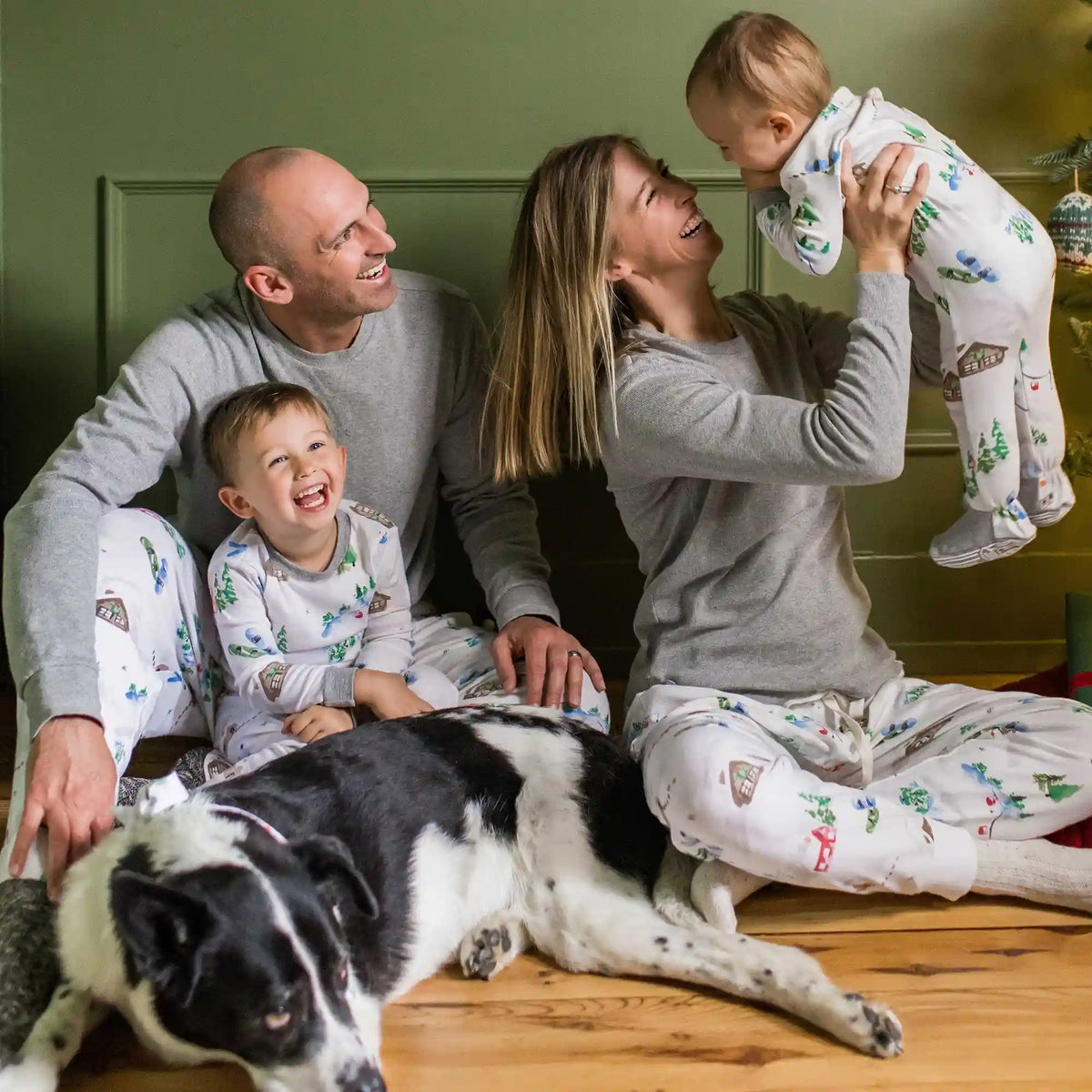 Ski Slopes Family Matching Organic Cotton Sleeper
