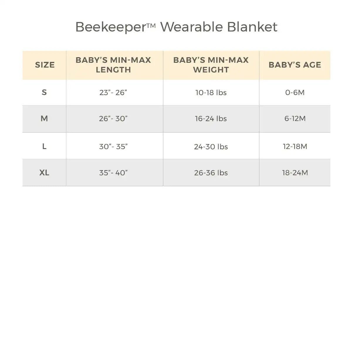 Solid Organic Lightweight Beekeeper™ Wearable Baby Blanket - Oatmeal